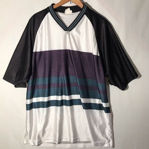 Vtg Large Pro Spirit tshirt striped made in USA